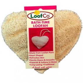 LoofCo herzförmiger Luffa-Schwamm für die Dusche
