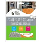 EcoHome – Reinigungstuch-Set für rostfreie Oberflächen (2 Stück)