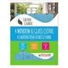 EcoHome – 4er-Pack Fenster- und Glasreinigungstücher