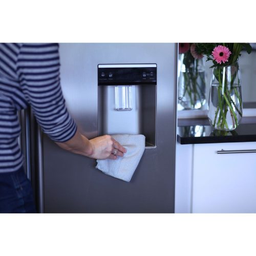 EcoHome – 4er-Pack Reinigungstücher Zur Reinigung von rostfreien Oberflächen und INOX-Haushaltsgeräten