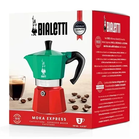 Bialetti KÁVÉFŐZŐ KOTYOGÓS 3 SZEMÉLYES 5322 MOKA EXPRESS ITALIA