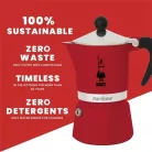 Bialetti KÁVÉFŐZŐ KOTYOGÓS 3 SZEMÉLYES 4962 RAINBOW