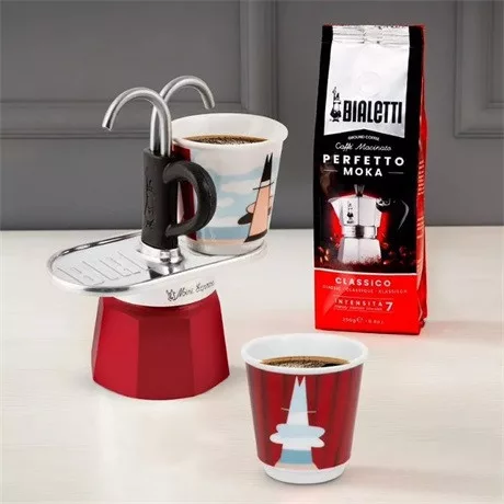 Bialetti KÁVÉFŐZŐ KOTYOGÓS 2 SZEMÉLYES SZETT 1406/MR  MINI EXPRESS