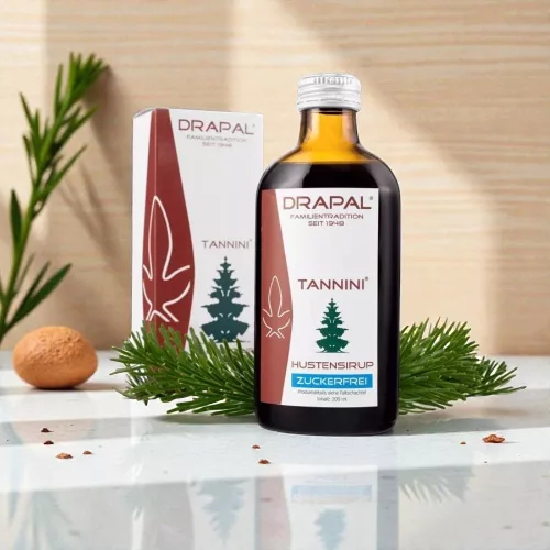 Drapal TANNINI Erdeifenyő hajtás cukormentes szirup, xilittel 200ml